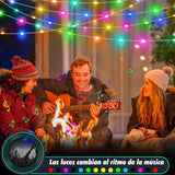 Luces de Navidad RGB Bluetooth 10 MTS