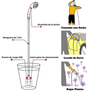 Ducha Protatil Recargable